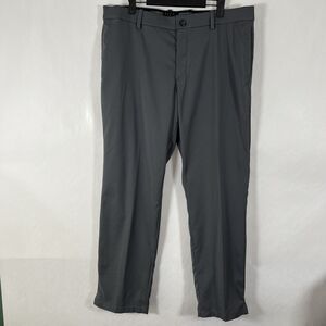 Nike Standard Fit Golf Chino Pants Mens Size 38x30 Gray Grip Waist Performance